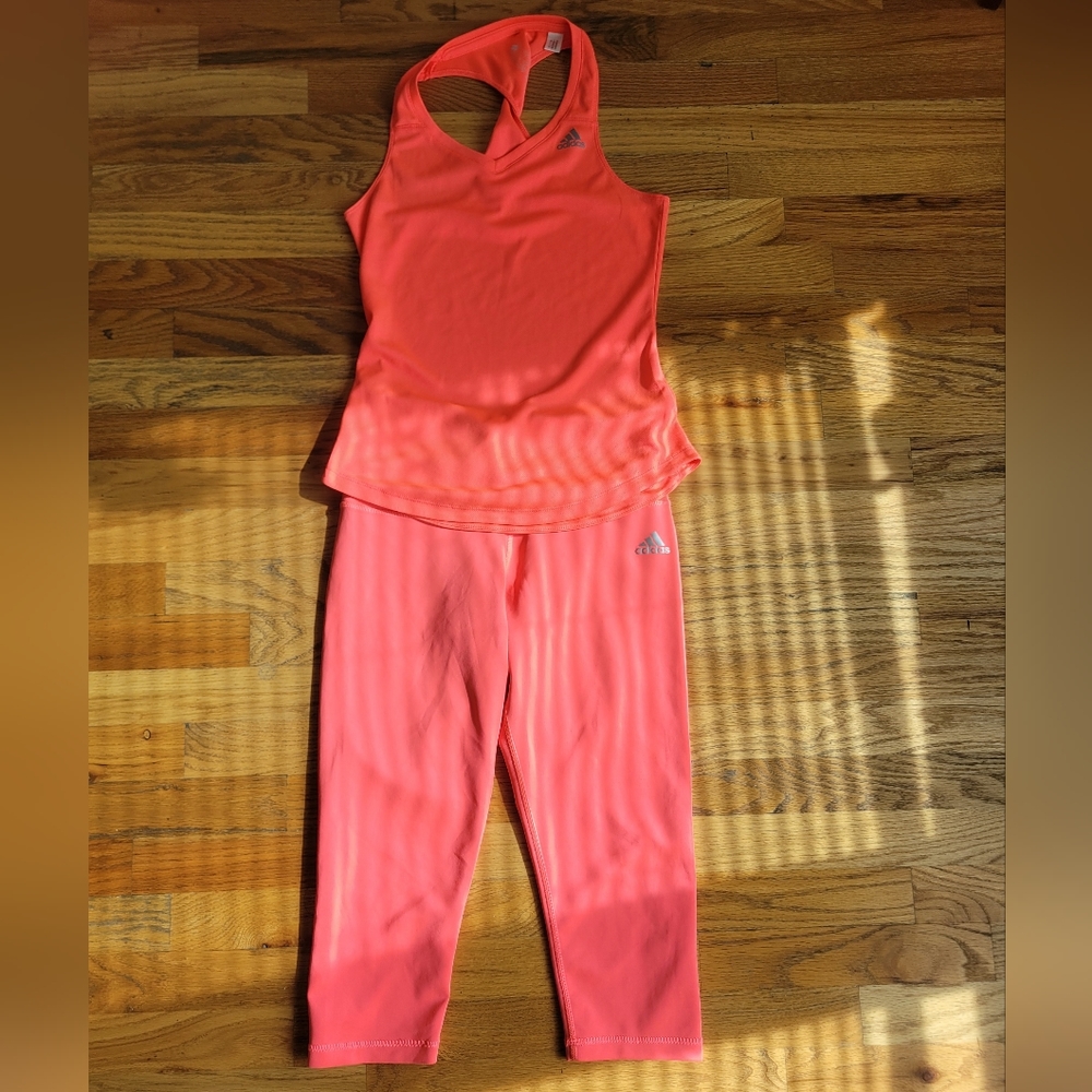 Womens Adidas workout set
